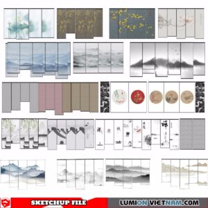 3D CURTAINS [SKETCHUP MODELS FREE DOWNLOAD]