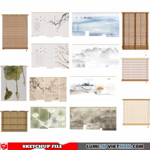 3D CURTAINS [SKETCHUP MODELS FREE DOWNLOAD]