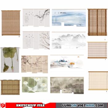 3D CURTAINS [SKETCHUP MODELS FREE DOWNLOAD]