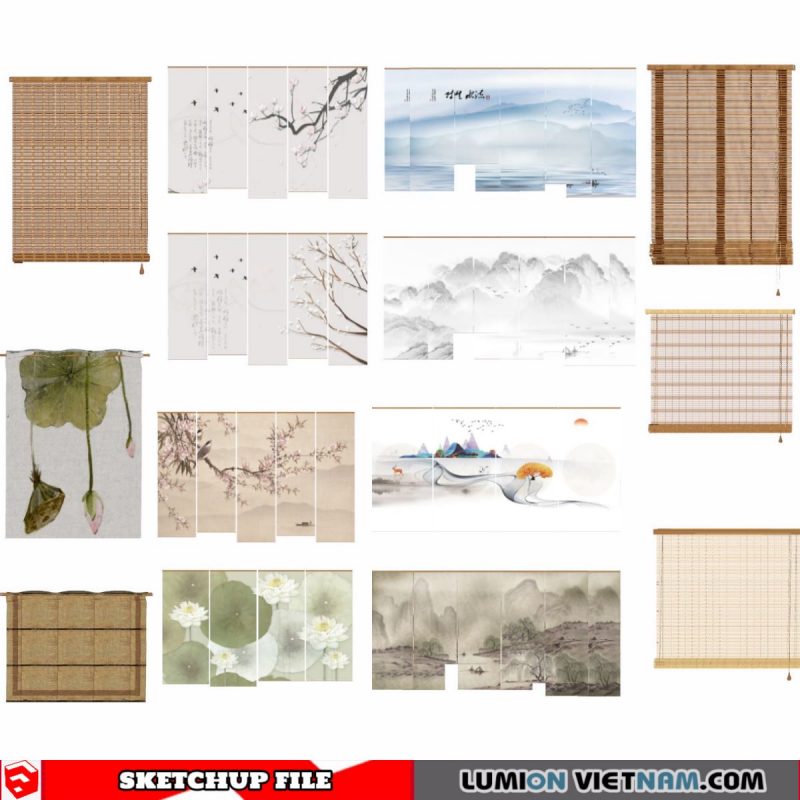 3D CURTAINS [SKETCHUP MODELS FREE DOWNLOAD]