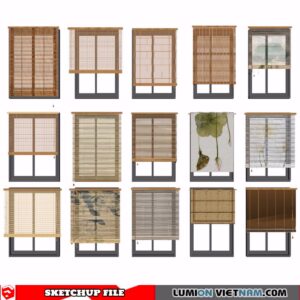 3D CURTAINS [SKETCHUP MODELS FREE DOWNLOAD]