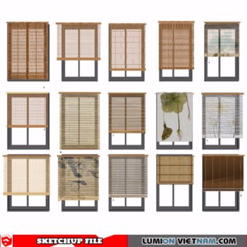 3D CURTAINS [SKETCHUP MODELS FREE DOWNLOAD]