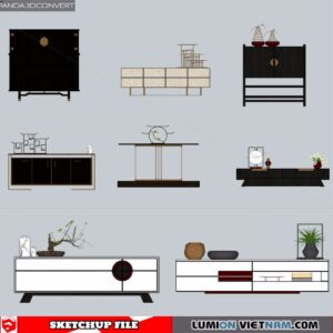 3D DISPLAY CABINETS [SKETCHUP MODELS - FREE DOWNLOAD]