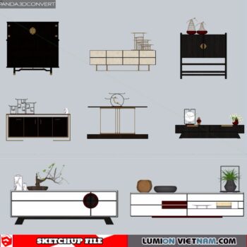 3D DISPLAY CABINETS [SKETCHUP MODELS - FREE DOWNLOAD]