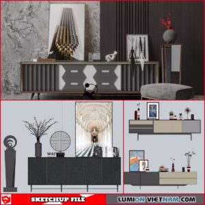 3D DISPLAY CABINETS [SKETCHUP MODELS - FREE DOWNLOAD]