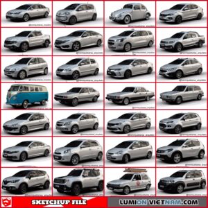 3D CARS COLLECTION [SKETCHUP MODELS FREE DOWNLOAD]