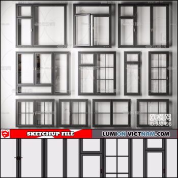 ALUMINUM DOOR [SKETCHUP MODELS - FREE DOWNLOAD]