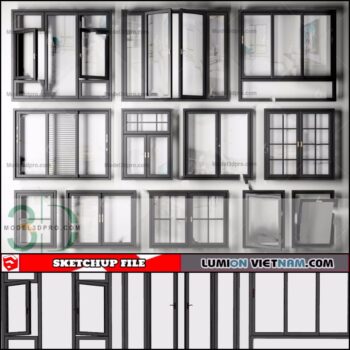 ALUMINUM DOOR [SKETCHUP MODELS - FREE DOWNLOAD]