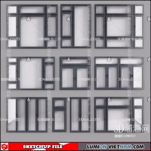 ALUMINUM DOOR [SKETCHUP MODELS - FREE DOWNLOAD]