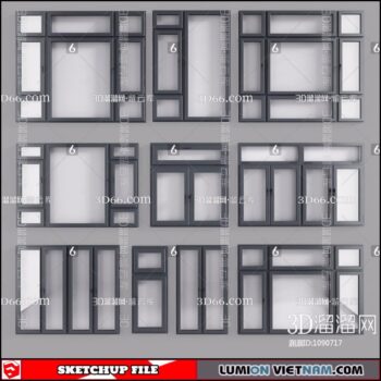 ALUMINUM DOOR [SKETCHUP MODELS - FREE DOWNLOAD]