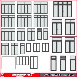 ALUMINUM DOOR [SKETCHUP MODELS - FREE DOWNLOAD]