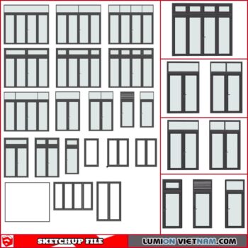 ALUMINUM DOOR [SKETCHUP MODELS - FREE DOWNLOAD]