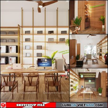 COMPUTER STORE [SKETCHUP INTERIOR SCENE FREE DOWNLOAD]