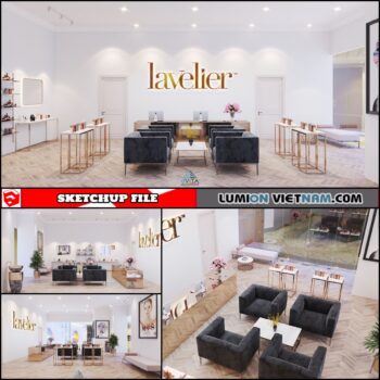 COSMETICS STORE [SKETCHUP INTERIOR SCENE FREE DOWNLOAD]