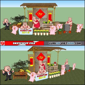 DECOR TET [SKETCHUP MODELS - FREE DOWNLOAD]