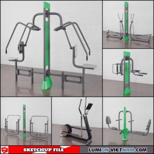 GYM EQUIPMENT [SKETCHUP MODELS- FREE DOWNLOAD]