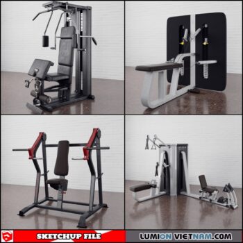 GYM EQUIPMENT [SKETCHUP MODELS- FREE DOWNLOAD]