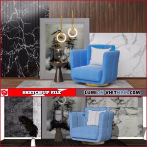 SINGLE SOFA [SKETCHUP MODEL FREE DOWNLOAD]