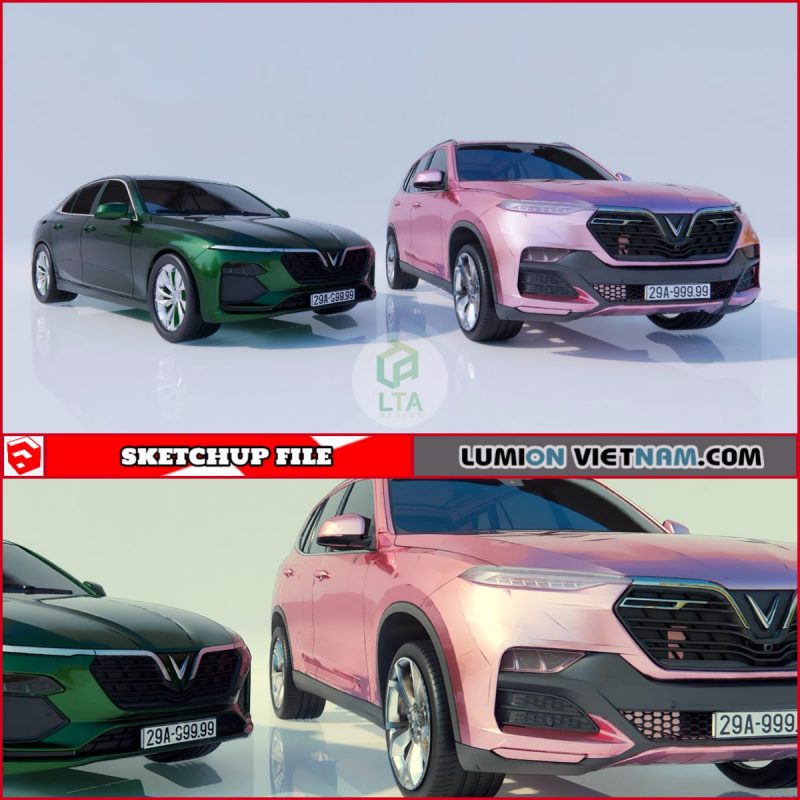 3D VINFAST CAR [SKETCHUP MODELS - FREE DOWNLOAD]