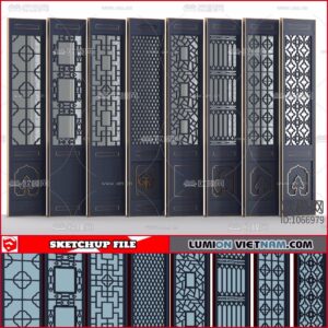 3D WOOD DOOR [SKETCHUP MODELS - FREE DOWNLOAD]