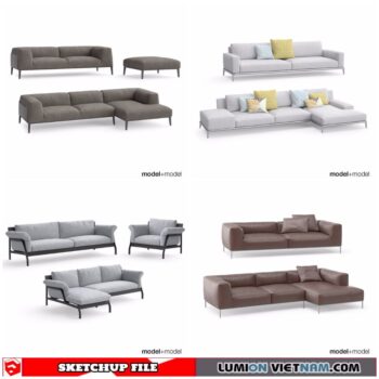 3D SOFA [SKETCHUP MODEL FREE DOWNLOAD]