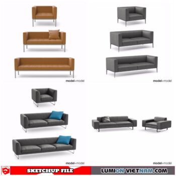 3D SOFA [SKETCHUP MODEL FREE DOWNLOAD]