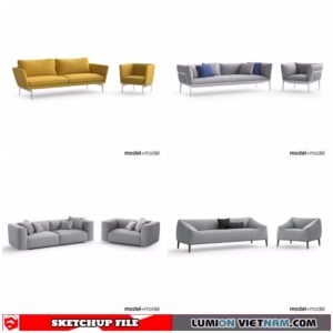 3D SOFA [SKETCHUP MODEL FREE DOWNLOAD]