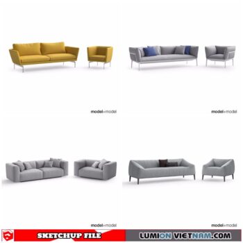 3D SOFA [SKETCHUP MODEL FREE DOWNLOAD]