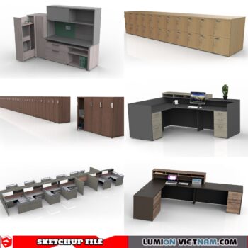 OFFICE DESK [SKETCHUP MODEL]