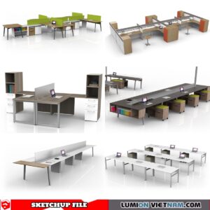 OFFICE DESK [SKETCHUP MODEL]
