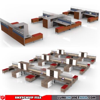 OFFICE DESK [SKETCHUP MODEL]