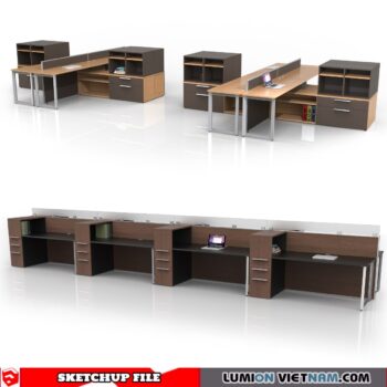 OFFICE DESK [SKETCHUP MODEL]