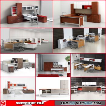 OFFICE DESK [SKETCHUP MODEL]