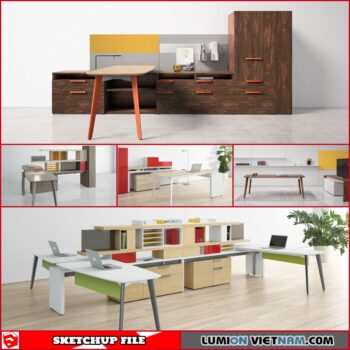 OFFICE DESK [SKETCHUP MODEL]