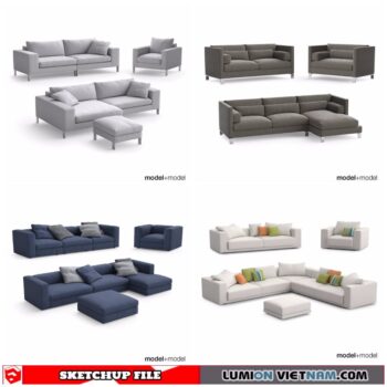 3D SOFA [SKETCHUP MODEL FREE DOWNLOAD]