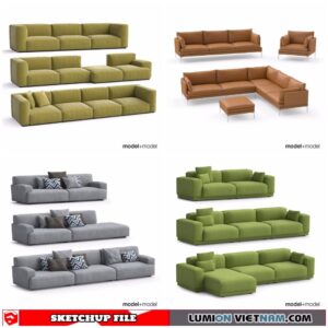 3D SOFA [SKETCHUP MODEL FREE DOWNLOAD]