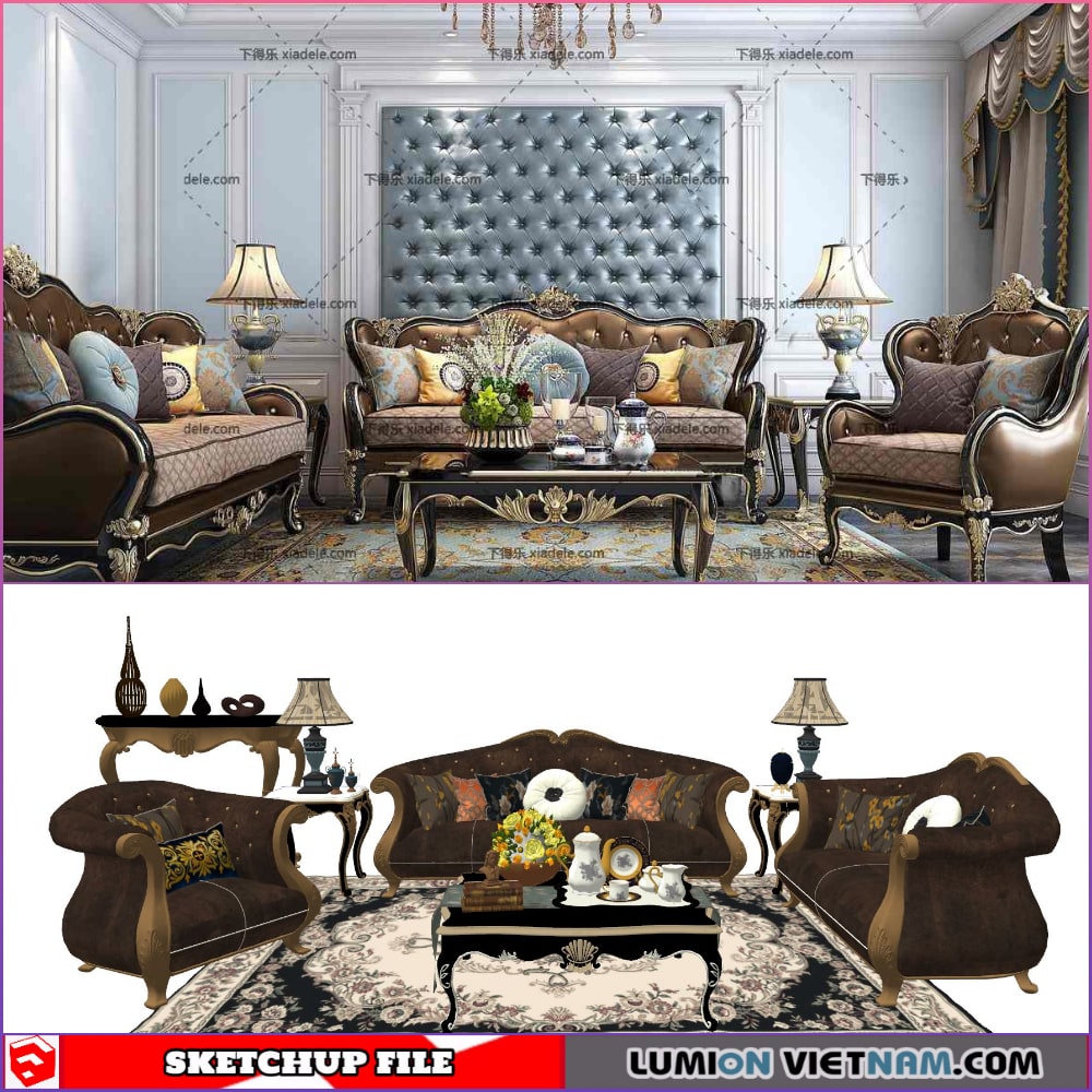 Classic living room Set 17
