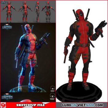 DEADPOOL [SKETCHUP MODEL- FREE DOWNLOAD]