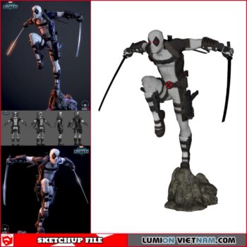 DEADPOOL [SKETCHUP MODEL- FREE DOWNLOAD]