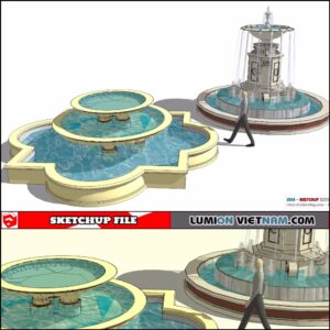 3D FOUNTAIN [SKETCHUP MODEL]