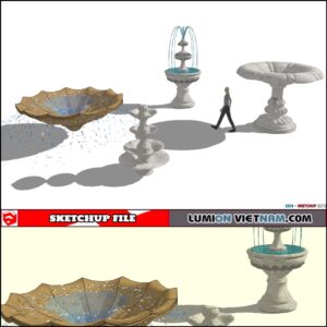 3D FOUNTAIN [SKETCHUP MODEL]