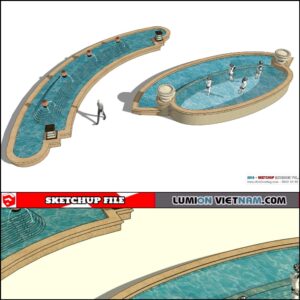 3D FOUNTAIN [SKETCHUP MODEL]