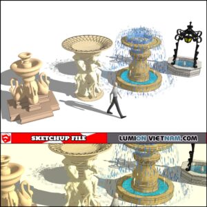 3D FOUNTAIN [SKETCHUP MODEL]