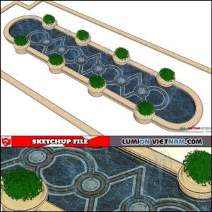 3D FOUNTAIN [SKETCHUP MODEL]