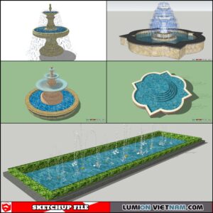 3D FOUNTAIN [SKETCHUP MODEL]