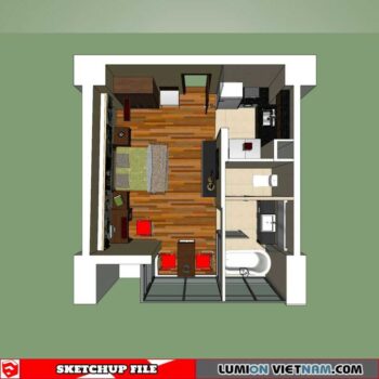 APARTMENT [SKETCHUP MODEL]