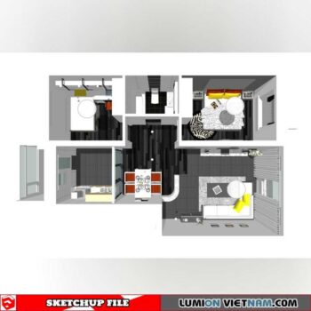 APARTMENT [SKETCHUP MODEL]