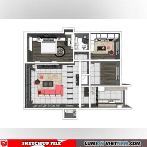 APARTMENT [SKETCHUP MODEL]