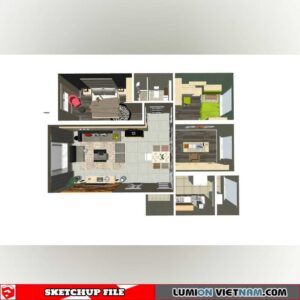 APARTMENT [SKETCHUP MODEL]