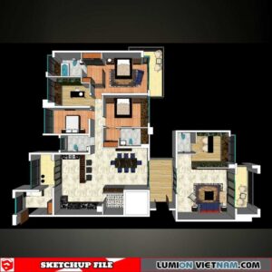 APARTMENT [SKETCHUP MODEL]